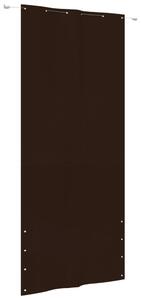 Balkongskärm brun 120x240 cm oxfordtyg