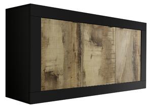 DINAMI Sideboard 43x160 cm Natur/Svart - LC SPA