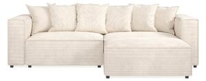 Cubo 4-sits L-formad Djup Modulsoffa med Divan i Manchester - Beige