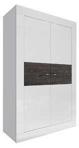 DINAMI Highboard 102 Vit/Wenge -