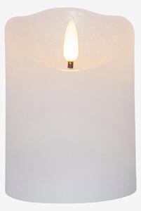 Star Trading - Blockljus Flamme Rustic LED 10 cm - Vit - Ljus - Från Homeroom