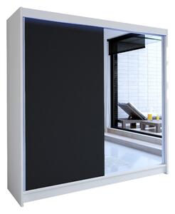 Talin Garderob 180x58x215 cm - Vit