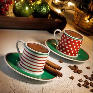 Mahasim Kaffekopp 4-delar Flerfärgad -
