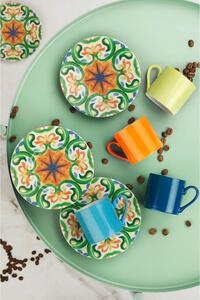 Mahima Kaffekopp 8-delar Flerfärgad -
