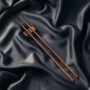 KITO - Chopsticks, Koppar-Rosé (4 par + ställ)