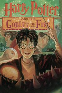 Konsttryck Harry Potter - Goblet of Fire book cover, (26.7 x 40 cm)