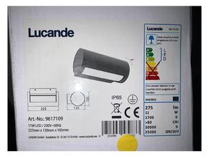 Lucande - LED vägglampa för utomhusbruk BOHDAN LED/11W/230V IP65