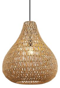 Skandinavisk taklampa brun 45 cm - Lina Natural