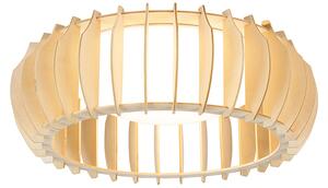Skandinavisk taklampa beige 40 cm inkl. LED - Monte