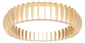 Skandinavisk taklampa beige 60 cm inkl. LED - Monte