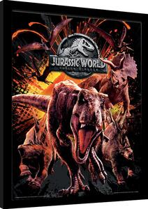 Inramad poster Jurassic World: Fallen Kingdom - Montage