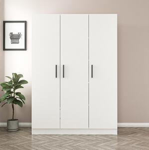 Poolburn Garderob 135 cm Vit -