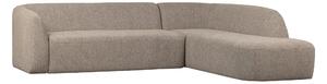 Mooli Soffa med Schäslong 3-sits Naturmelange -