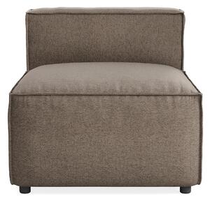 Cubo 1-sits Mittmodul i Tyg 80 cm bred - Grå