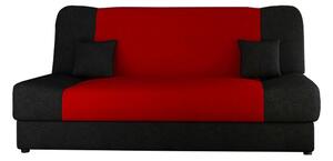 Baddsoffa Jonas 195x87x86 cm - Rod/svart