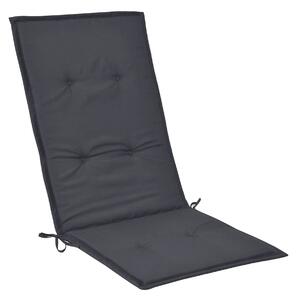 Stolsdynor för trädgården 4 st 120x50x3 cm antracit - Grå