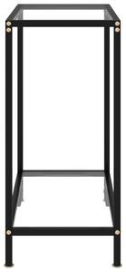 Konsolbord transparent 60x35x75 cm härdat glas - Transparent
