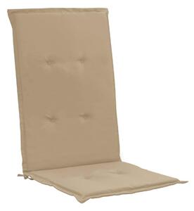 Dynor för trädgårdsstolar 4 st beige 120x50x3 cm - Beige