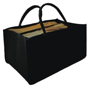 Filtkorg med handtag 27x50 cm svart