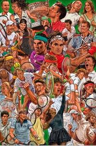 Poster, Affisch Legends of the Tennis