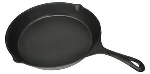 Gjutjärnspanna grill 30 cm rund