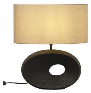 ELLIPSE bordslampa, svart/beige