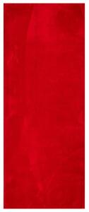 Mjuk matta HUARTE med kort lugg tvättbar röd 80x200 cm