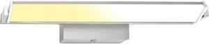 Brilo - LED ljusreglerad vägglampa LED/15W/230V 2700-4000K silver