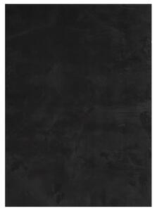 Mjuk matta HUARTE med kort lugg tvättbar svart 140x200 cm