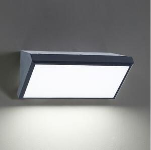 Brilagi - Vägglampa för utomhusbruk TRIANGLE 1xE27/60W/230V antracit IP65