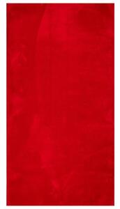 Mjuk matta HUARTE med kort lugg tvättbar röd 80x150 cm