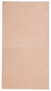 Mjuk matta HUARTE med kort lugg tvättbar rosa 60x110 cm