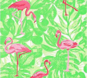 Flamingo Tapet Boys & Girls Ovävd Rosa - AS Creation