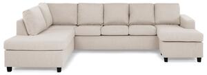 NEW YORK U-soffa XL Divan Höger Beige -