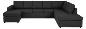 NEW YORK U-soffa XL Divan Vänster Antracit -