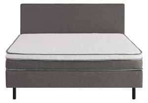 ELBERON Sängpaket Kontinentalsäng 180x200 cm Grå