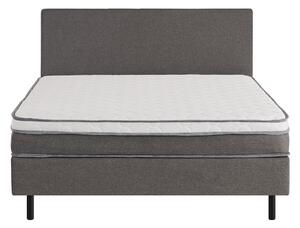 ELBERON Sängpaket Kontinentalsäng 160x200 cm Grå