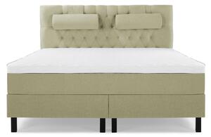 Komplett Sangpaket Olivia 160x200 Diamant Sanggavel Gron - Skum Nackkudde Stor