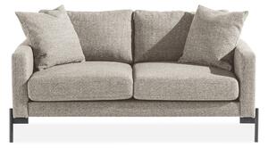 DEJLIG 2-sits Soffa med Prydnadskuddar Beige -