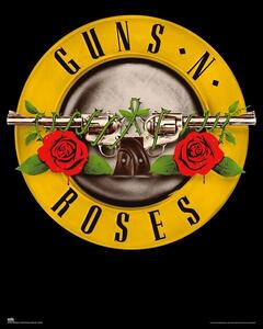 Poster, Affisch Guns'n'Roses - logo