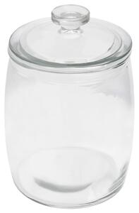Förvaringsburkar i glas med lock 2 st 2000 ml