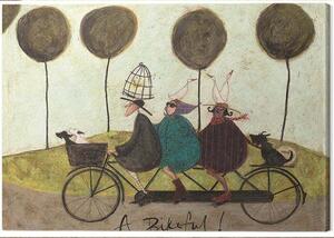 Canvastavla Sam Toft - A Bikeful!