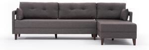 REPUBLICA Soffa m. Divan 4-sits Brun -