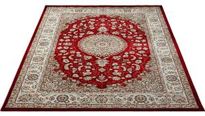 DUBAI MEDALLION Wiltonmatta 80x200 cm Röd -