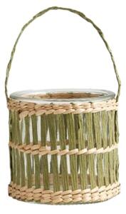 Nordal - LEWIS lantern - Lykta - Green - H9,5 x D10 cm