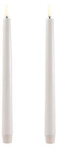 Uyuni - LED Taper Candle - Stearinljus - Vanilla/Smooth - 2,3x25 cm - 2,3 x 25 cm