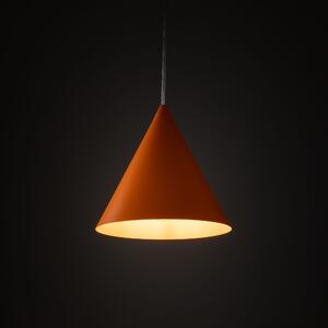 Hängande Lampa Seattle Orange Matt Ø 19 cm