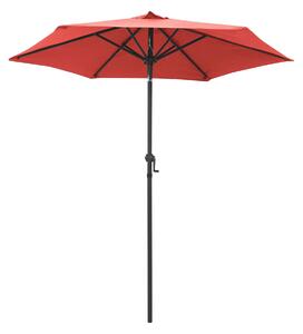Parasoll terrakotta 200x211 cm aluminium - Brun