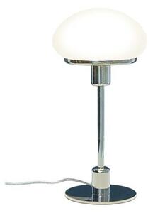 Aneta Lighting New August Bordslampa Liten 18X36, Silver/Vit