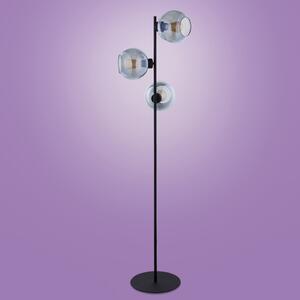 Golvlampa Flamma Transparent Grafit Blank